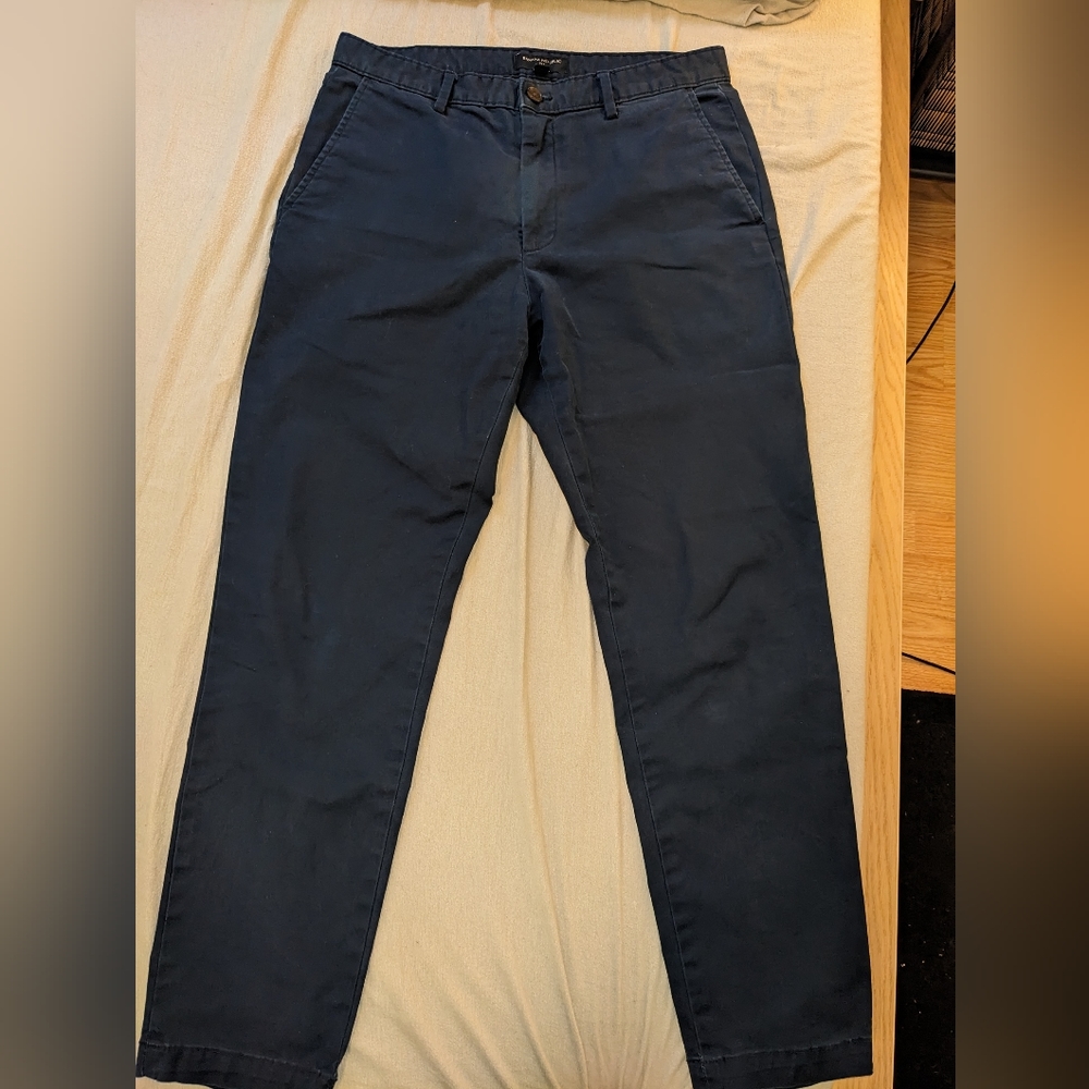 Banana Republic Factory Chinos - Navy and Black Bundle, 32x30 Slim Fit